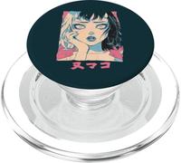 Goth Grunge Demon Anime Chica Waifu Horror Alt Estética PopSockets PopGrip para MagSafe