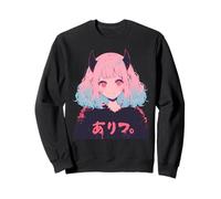 Goth Grunge Demon Anime Chica Waifu Horror Alt Estética Sudadera
