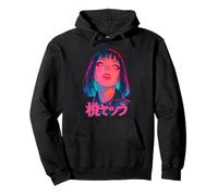 Goth Grunge Demon Anime Chica Waifu Horror Alt Estética Sudadera con Capucha