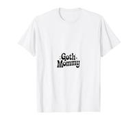 Goth Mommy Pastel Groovy Estética Camiseta gráfica económica, Hombre, Blanco, L