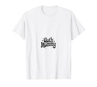 Goth Mommy Pastel Groovy Estética Camiseta gráfica económica, Hombre, Blanco, S