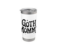 Goth Mommy Pastel Groovy Estética Vaso térmico de acero inoxidable de doble pared