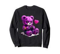 Goth Pastel Lindo Creepy Kawaii Gamer Teddy Bear Gaming Sudadera