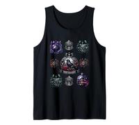 Goth Raven Merry Christmas Balls For Mom Unique Gothic Xmas Camiseta sin Mangas