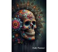 Goth Skull Personal Organizer Daily Planner: Productivity Schedule Journal & To Do List Goal Notebook