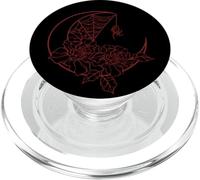 Goth Y2K Alt Hada Grunge EMO Flor Rosa Web Araña Luna PopSockets PopGrip para MagSafe
