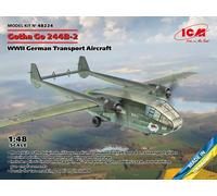 Gotha Go 244b-2, WWII German Transport Avión 1:48 Plástico Modelo Kit Icm