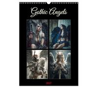 Gothic Angels (Wandkalender 2027 DIN A3 hoch), CALVENDO Monatskalender: Gefallene Engel zwischen Licht, Schatten und ewiger Macht.