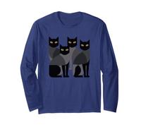 Gothic Cats EMO Grunge Punk Graphic Goth Mid-Century Modern Manga Larga