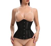 Gothic Corset Hourglass Waist Corset Underbust Slimming Modeling Strap Steel Bone Waist Trainer Shapewear