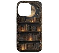 Gothic Dark Academia Estantería Fantasía Estética Carcasa para iPhone 13 Pro