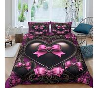 Gothic decorative style Funda Edredon Microfibra 3 Piezas Compuesto Impresión 3D Cierre de Gothic decorative estilo Funda de Edredón Funda de Almohada a Juego Lavables Transpirable for Adolescentes