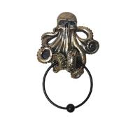 Gothic Door knockrs - 54 x 1,97 x 6,89i gárgola de resina, decoración vintage de pared, mítica escultura de bestia con acabado texturizado hecho a mano | Uniques knockrs para casa, cafetería, puerta