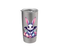 Gothic Easter Bunny - Spooky Cute Pastel Goth Design Vaso térmico de acero inoxidable de doble pared