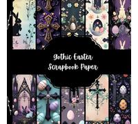 Gothic Easter Scrapbook Paper, Spring Junk Journal Paper, Dark Decorative Paper, DIY Projects, Origami, Collage Sheets, Decoupage Paper, 10 Designs, Double Sided