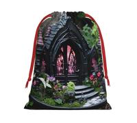 Gothic Fairy Garden03 - Bolsas de regalo con cordón para fiestas, bolsas especiales para caramelos, regalos de boda, Navidad