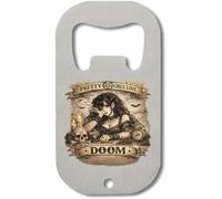 Gothic Girl Embracing Darkness - Abridor de botellas de acero inoxidable, color plateado