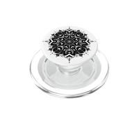 Gothic Halloween Mandala Spider Web PopSockets PopGrip para MagSafe