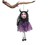 Gothic Halloween Witch Ornament Outdoor Hangable Haunted House Decoration