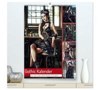 Gothic Kalender - Ein Jahr voller Gothic-Mystik und Eleganz (hochwertiger Premium Wandkalender 2026 DIN A2 hoch), Kunstdruck in Hochglanz: Tauche ein ... Gothic: 12 Monate voller Ästhetik und Magie