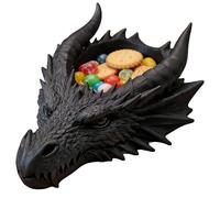 Gothic Kerzenhalter - 5.28 Zoll Drachenkopf Deko Figur | PLA 3D Druck Halter - Künstlerisches Design mit detailreicher Optik für stilvolle Raumdekoration, Ideal für Wohnzimmer Schlafzimmer Oder Büro