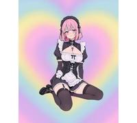 Gothic Maid Journal: Dark & Cute Anime Notebook - 120 College Ruled Pages with Gothic Illustrations