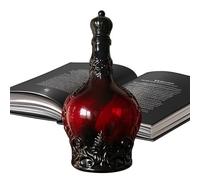 Gothic Potion Bottle - Vampire Whiskey Glass, Horror Style Pouring with Serving, 350ml Sculpted Design, Bar Display Piece, Drinkware Accessory for Halloween Parties Home Bar Collection Dining Events