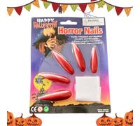 Gothic Press On Nails - 10 Pcs Halloween Long False Nails for Women