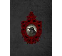 Gothic Raven in Red Frame Sketchbook - Cream Color Interior Sketch Pages for Gothic Art - Sketch Pages Numbered: This Sketch Book (Sketchbook) is a ... doodling, writing, and brainstorming.