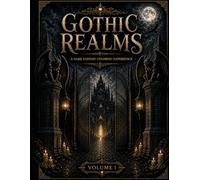 Gothic Realms: A Dark Fantasy Coloring Book for Adults | Gothic Coloring Book, Dark Fantasy Art, Haunted Castles, Crypts & Ruins | Stress Relief & ... Volume I (A Dark Fantasy Coloring Experience)