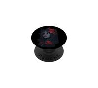 Gothic Rose Queen, Mujer Fantasía Oscura y Rosas Rojas PopSockets PopGrip Adhesivo