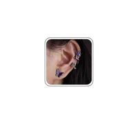 Gothic Serpiente Negro Pendientes De La Oreja Del Clip Cartílago En El Pendiente Envoltura Pequeña Simple No Perforación Pequeña Mariposa Espárrago Reptante Minimalista Escaladores Para Las Mujeres