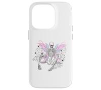 Gothic Skull Fairy Skeleton Graphic Y2K Aesthetic Fairycore Carcasa para iPhone 14 Pro