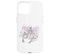 Gothic Skull Fairy Skeleton Graphic Y2K Aesthetic Fairycore Carcasa para iPhone 15