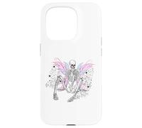 Gothic Skull Fairy Skeleton Graphic Y2K Aesthetic Fairycore Carcasa para iPhone 15 Pro