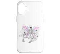 Gothic Skull Fairy Skeleton Graphic Y2K Aesthetic Fairycore Carcasa para iPhone 16 Plus