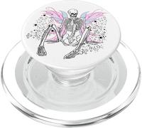 Gothic Skull Fairy Skeleton Graphic Y2K Aesthetic Fairycore PopSockets PopGrip para MagSafe