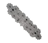 Gothic Table Runner, Décoration En Dentelle Noire, Pièce Maîtresse Des Tables D'Halloween, Écharpe Au Manteau De Cheminée Pour Restaurant, Bar, Dîners, Décor De Festival, Mariage Gothique, 17,72x72.05
