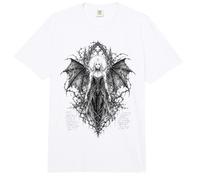 Gothic Winged Dark Fairy Sketch Aesthetic Alt Grunge Comfort Colors Adult Heavyweight T-Shirt