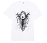 Gothic Winged Dark Fairy Sketch Aesthetic Alt Grunge Comfort Colors Adult Heavyweight T-Shirt