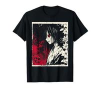 Gothic Yandere Japanese Geisha Horror Anime Goth Camiseta