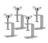 GothicBride 4 Piezas Sargentos Carpintero 85mm Acero Inoxidable Abrazadera en C Ajustable para Soldadura Carpintero Montaje Doméstico, Rango de Sujeción 29-73 mm