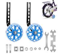 GothicBride Ruedas de apoyo para bicicleta infantil, 2 piezas, ruedas de apoyo universales, ruedas auxiliares ajustables, ruedas de apoyo de seguridad con ruedas Flash silenciosas para bicicleta de
