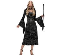 Gotica Vestido Coctel Mujer Disfraz Adulto de Fiesta Vestidos Halloween Vestidos Fiesta Falda Gotica Mujer Adult Disfraz de Halloween Blanco L