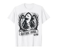 gótico Alma Oscura Brujas Luna Camiseta