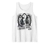gótico Alma Oscura Brujas Luna Camiseta sin Mangas