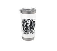 gótico alma oscura brujas luna Vaso térmico de acero inoxidable de doble pared