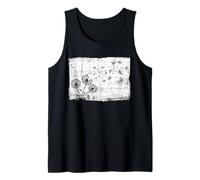 Gótico Diente De León Grunge Arte Flor Gótico Oscuro Estética Camiseta sin Mangas