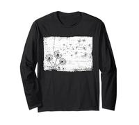 Gótico Diente De León Grunge Arte Flor Gótico Oscuro Estética Manga Larga