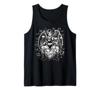 Gótico EMO Alt Chica en Corazón Oscuro Amor Grunge Estética Camiseta sin Mangas